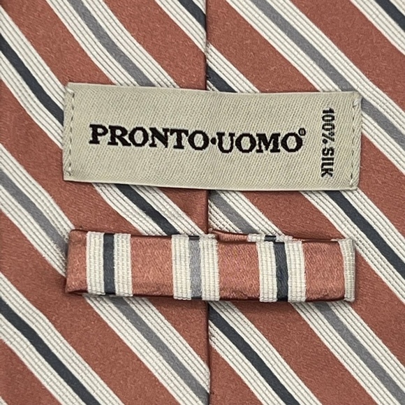 Pronto U Omo 100% Silk Tie - Picture 3 of 3